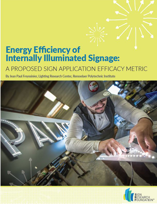 Energy Efficiency of Internally Illuminated Signage