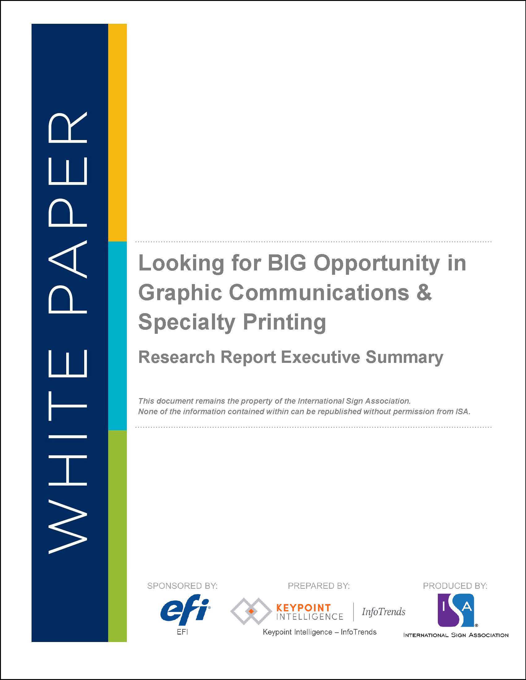 Looking for BIG Opportunity in Graphic Communications & Specialty Printing