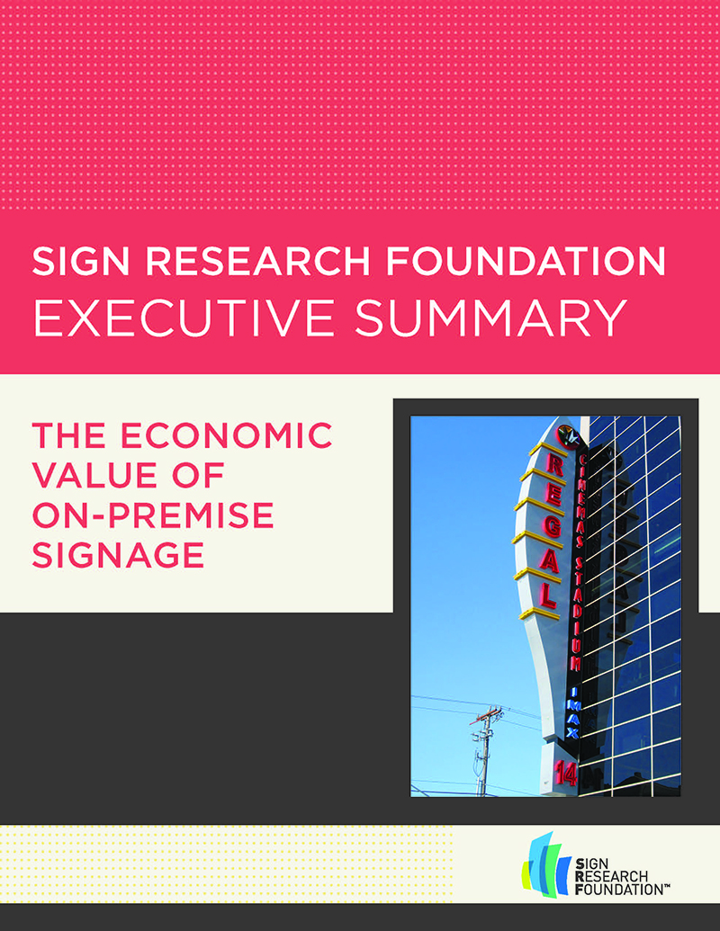 Economic Value of On-Premise Signage – Executive Summary