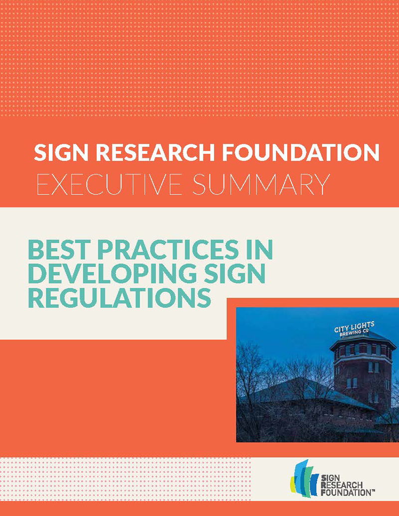 Best Practices in Developing Sign Regulations – Executive Summary