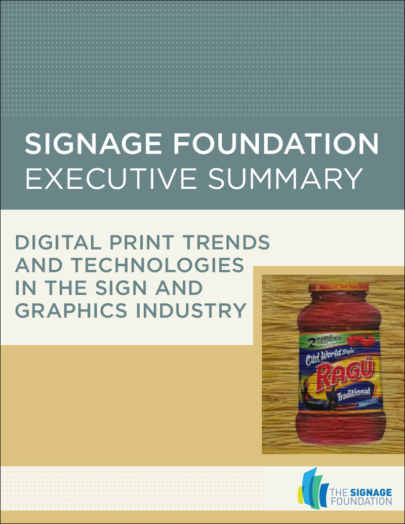 Digital Print Trends and Technologies In the Sign and Graphics Industry – Executive Summary