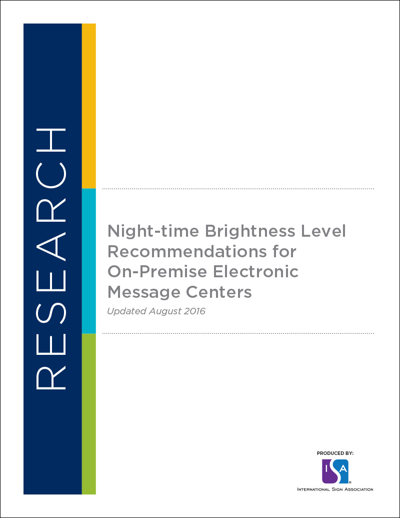 EMC Night-time Brightness Recommendations