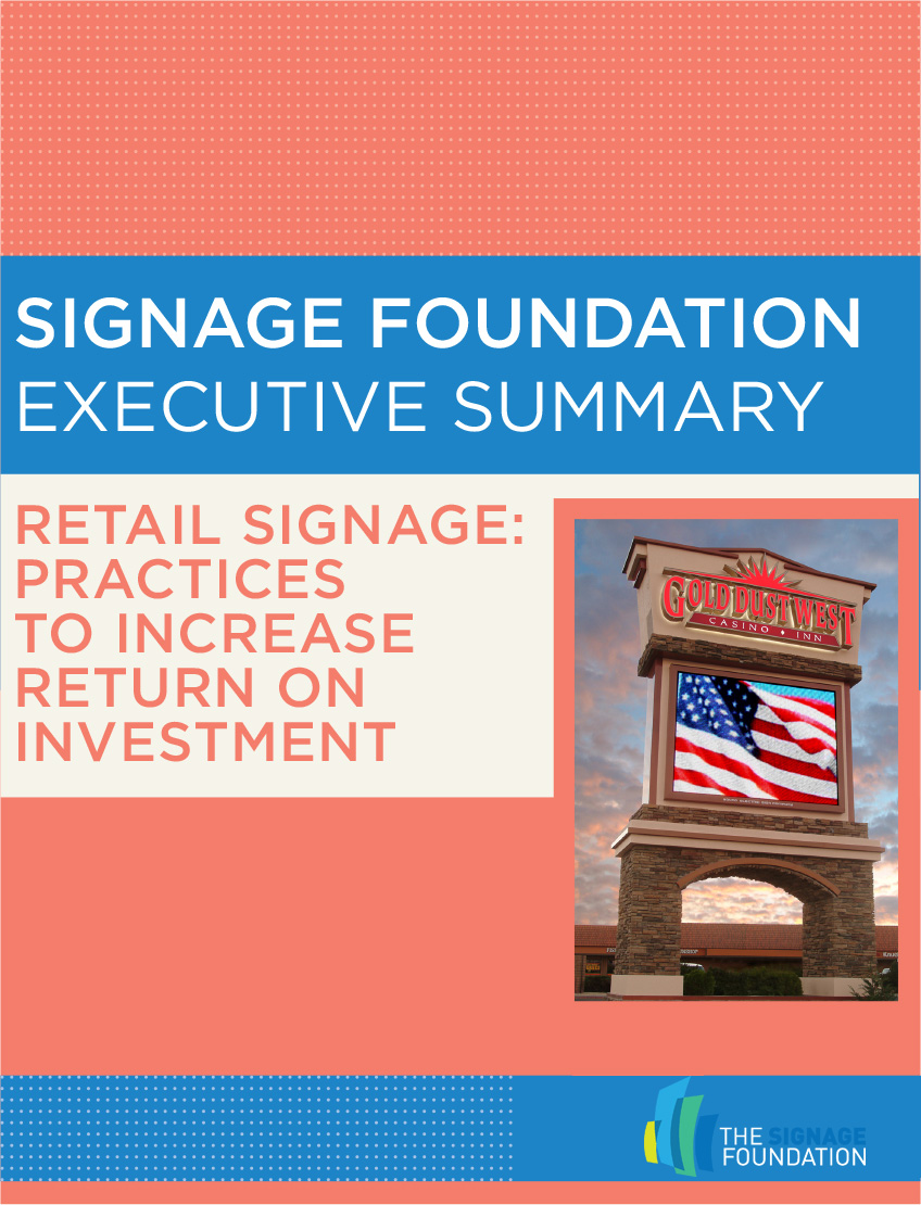 Retail Signage: Practices to Increase Return on Investment – Executive Summary