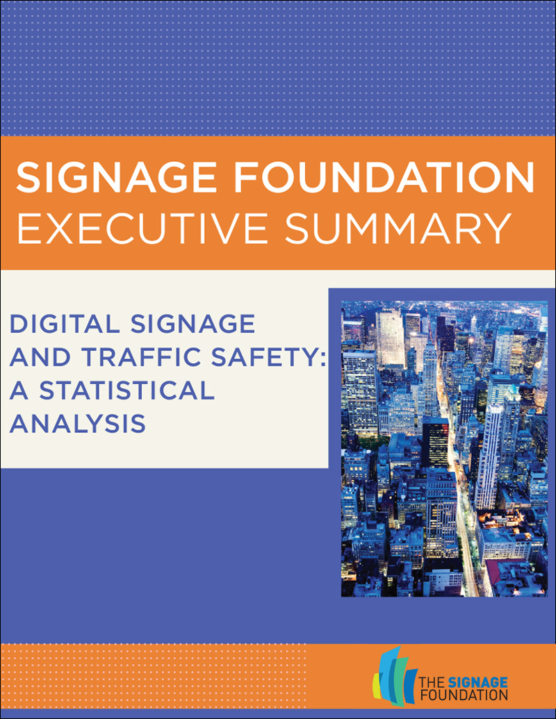 Digital Signage & Traffic Safety: A Statistical Analysis – Executive Summary